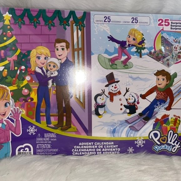 BRAND NEW 2021 Polly Pocket Holiday Christmas Advent Calendar - Picture 1 of 5